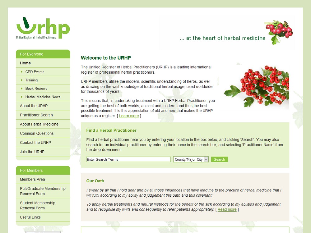 URHP - Alternative medicine organisation